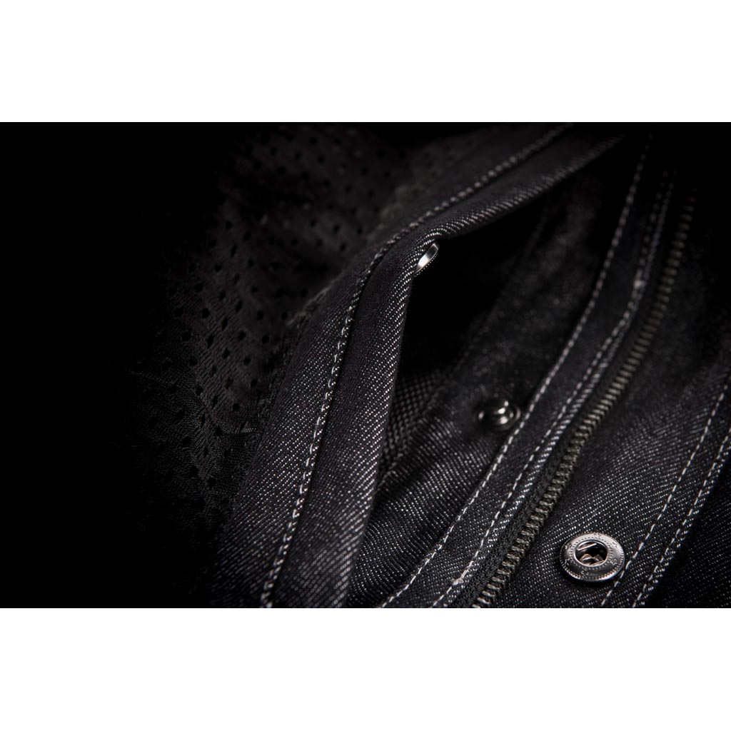 Highway 21 Iron Sights Club Collar Denim Vest Highway 21 Iron Sights Club Collar Denim Vest - Image 3