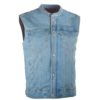 Stock image of Highway 21 Iron Sights Club Collar Denim Vest product