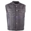 Stock image of Highway 21 Iron Sights Club Collar Denim Vest product