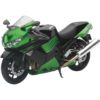 New-Ray Toys Die-Cast Replica Kawsaki Zx14 2011 Grn 1:12