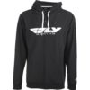 Stock image of Fly Racing Corporate Zip Up Hoodie Black product