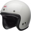 Stock image of Bell Custom 500 Motorcycle Open Face and 3/4 Helmet Gloss Vintage White product