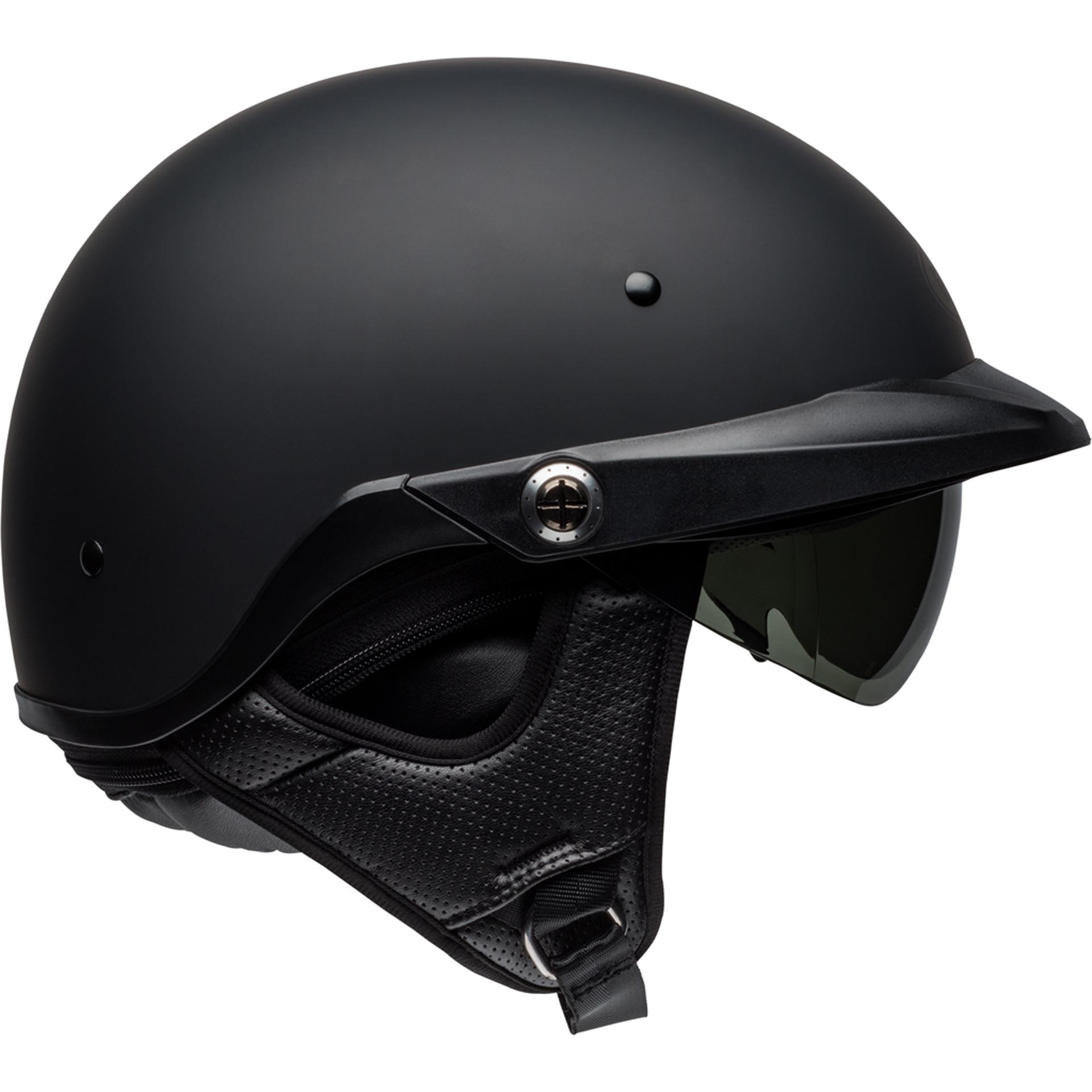 Bell Pit Boss Motorcycle Open Face and 3/4 Helmet Matte Black Bell Pit Boss Motorcycle Open Face and 3/4 Helmet Matte Black - Image 2