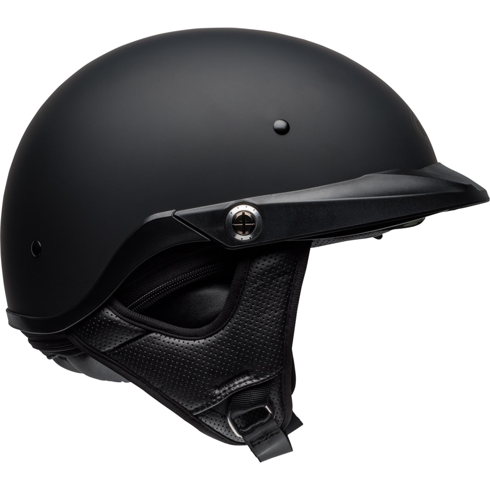 Bell Pit Boss Motorcycle Open Face and 3/4 Helmet Matte Black Bell Pit Boss Motorcycle Open Face and 3/4 Helmet Matte Black