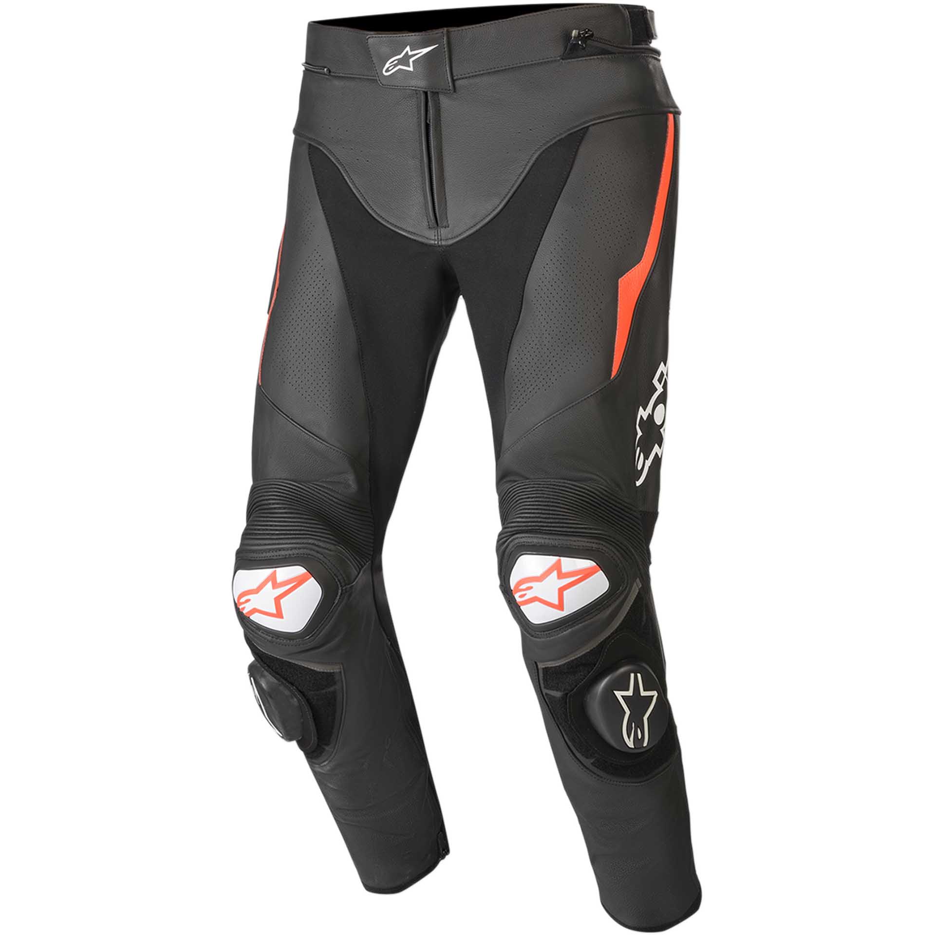 Alpinestars Track v2 Leather Pants Motorcycle Riding Pants Alpinestars Track v2 Leather Pants Motorcycle Riding Pants - Image 3