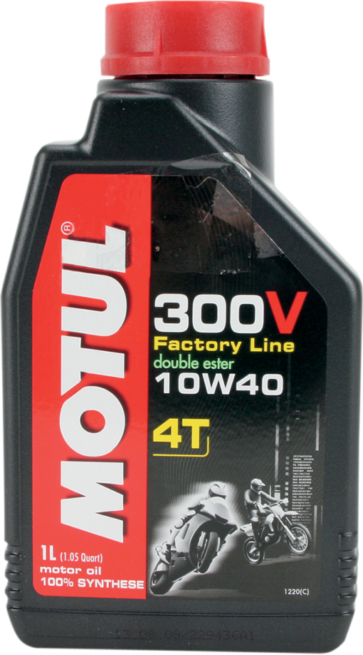 MOTUL 300V Synthestic Ester Oil - 10W-40 - 1 liter