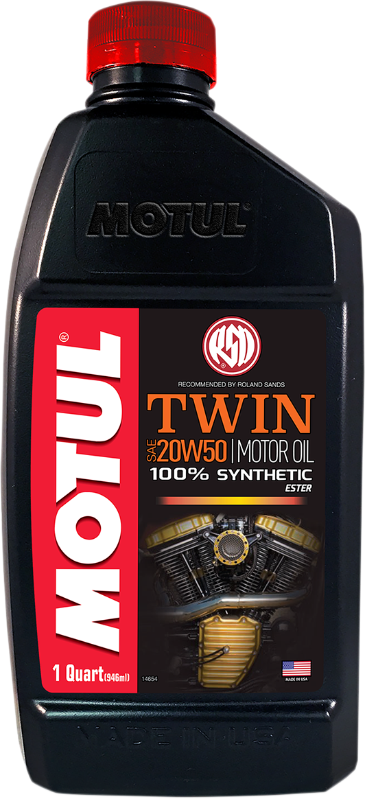 MOTUL V-Twin Synthetic Oil – 20W-50 – 1 quart MOTUL V-Twin Synthetic Oil - 20W-50 - 1 quart