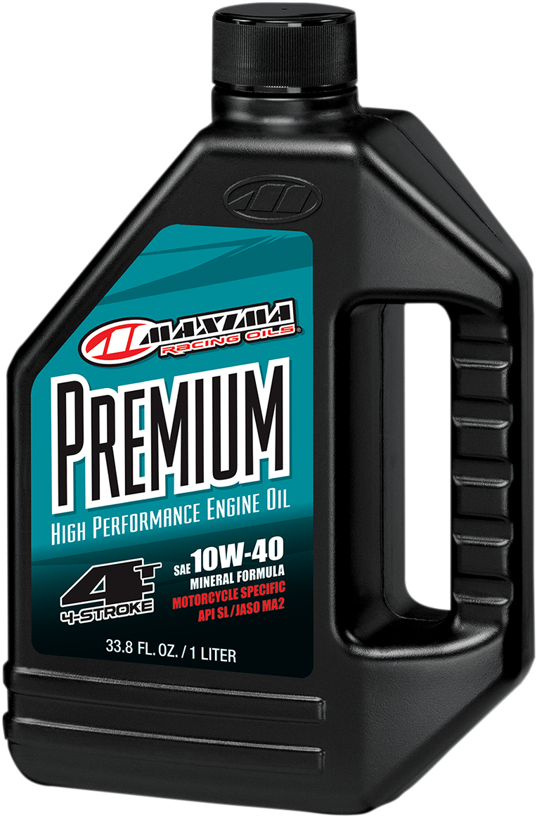 MAXIMA RACING OIL Premium High Performance Mineral 4T Engine Oil – 10W40 – 1 liter MAXIMA RACING OIL Premium High Performance Mineral 4T Engine Oil - 10W40 - 1 liter