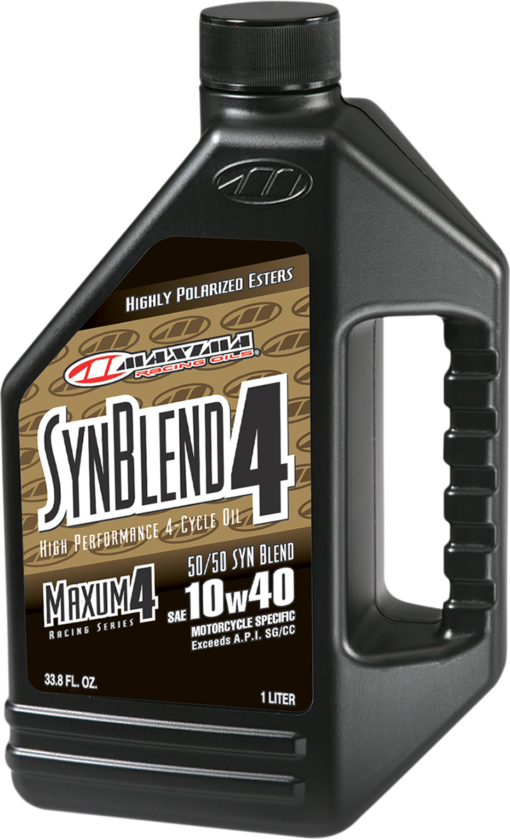 MAXIMA RACING OIL SynBlend Semi-Synthetic Oil - 10W40 - 1 liter