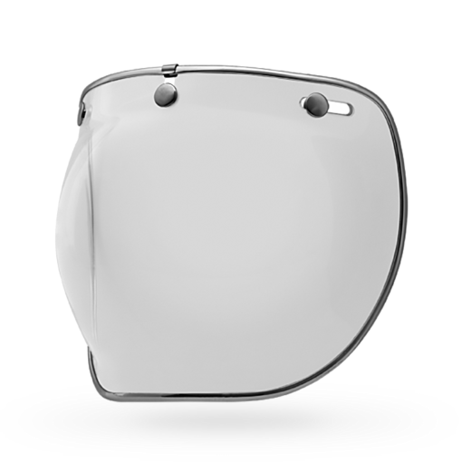 Bell 3-Snap Bubble DLX Shield Motorcycle Shields Helmet Clear