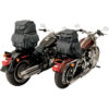 Stock image of SADDLEMEN BR3400EX Combination Backrest, Backseat, and Sissy Bar Bag product