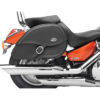Stock image of SADDLEMEN Drifter Teardrop Saddlebags with Shock Cutaway product