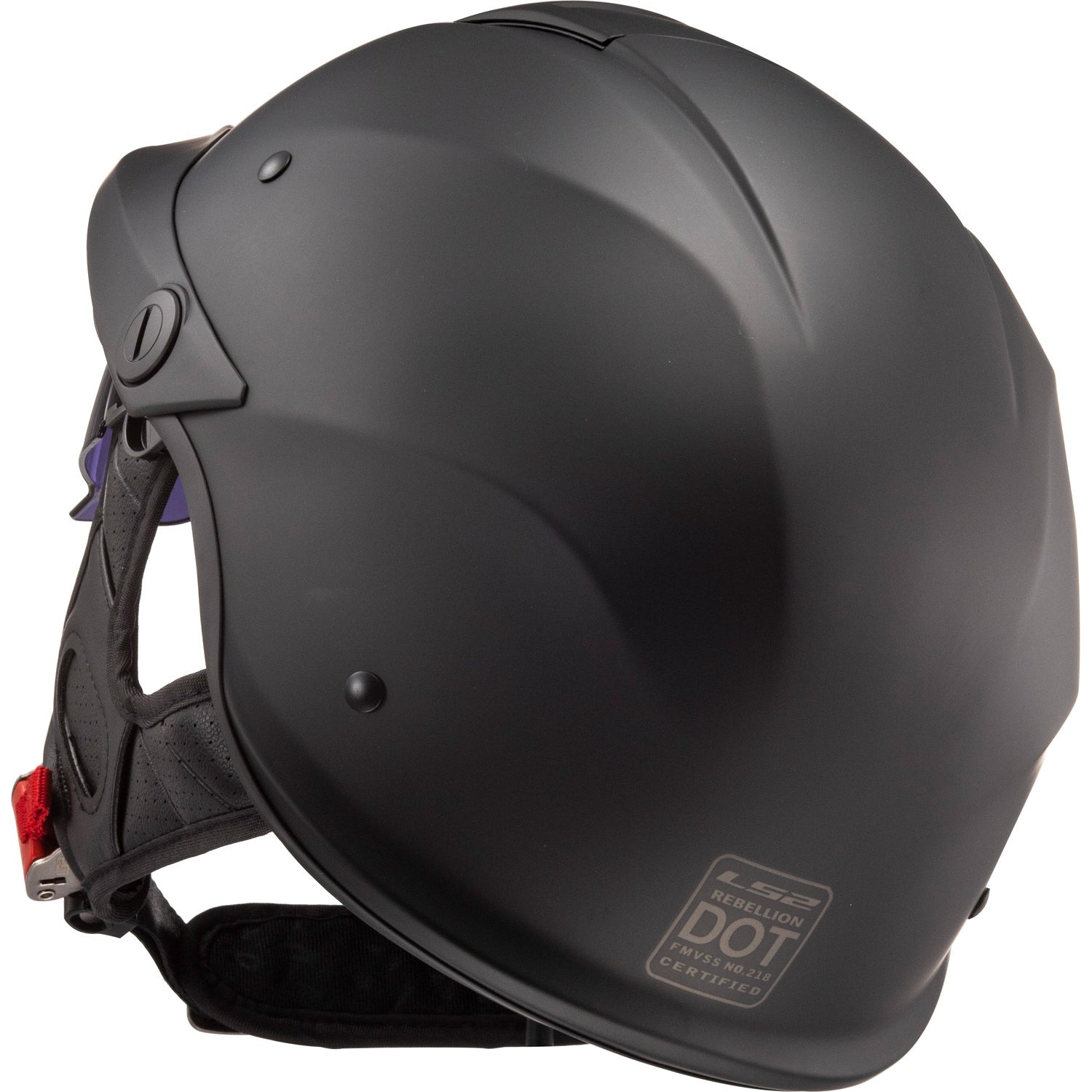 LS2 Helmets Rebellion Solid Motorcycle Half Helmet LS2 Helmets Rebellion Solid Motorcycle Half Helmet - Image 4