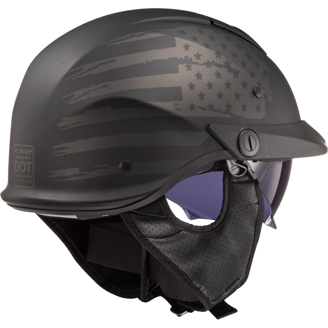 LS2 Helmets Rebellion 1812 Motorcycle Half Helmet LS2 Helmets Rebellion 1812 Motorcycle Half Helmet - Image 4