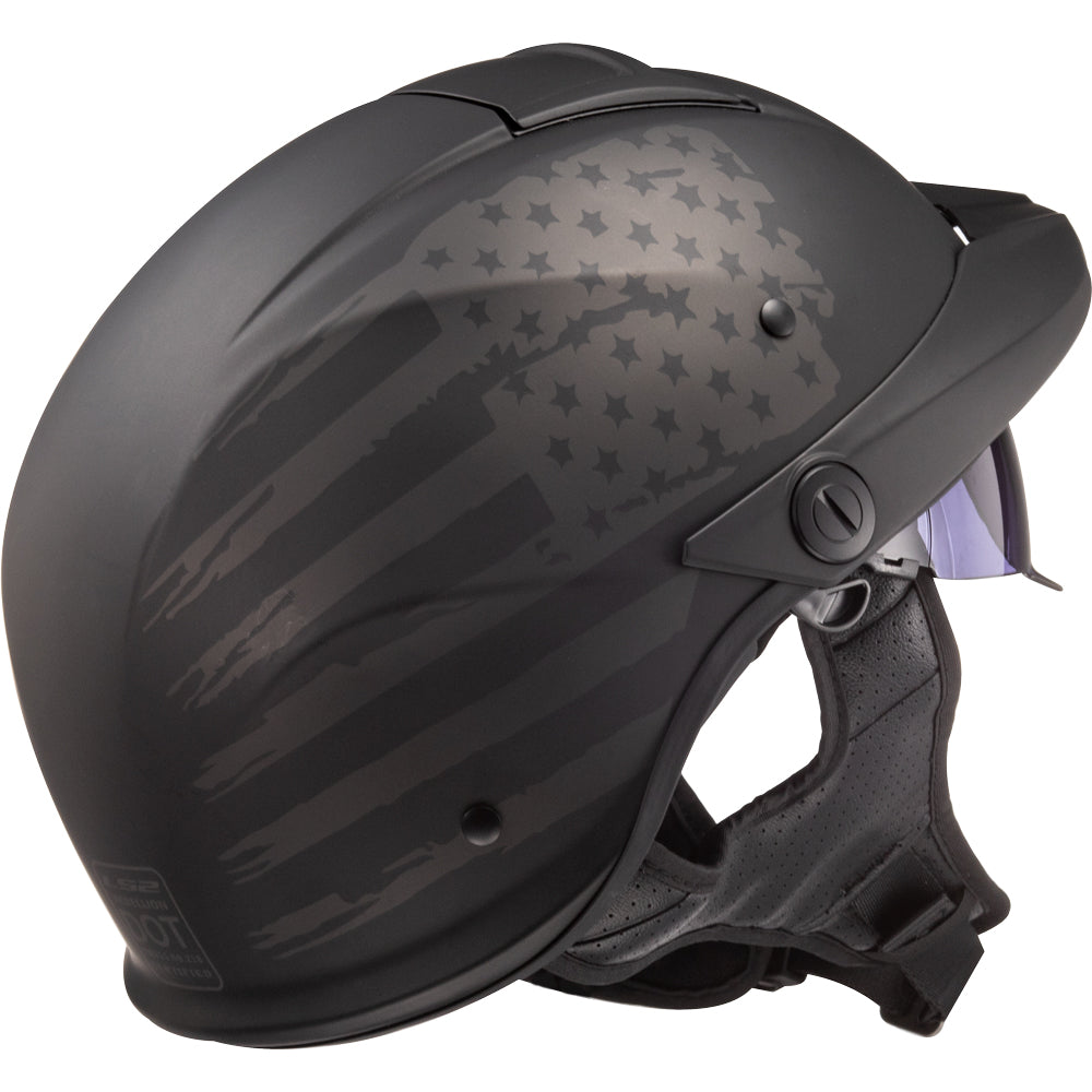 LS2 Helmets Rebellion 1812 Motorcycle Half Helmet LS2 Helmets Rebellion 1812 Motorcycle Half Helmet - Image 5