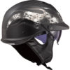 Stock image of LS2 Helmets Rebellion Bones Motorcycle Half Helmet product