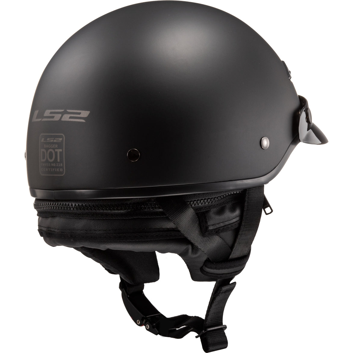 LS2 Helmets Bagger Solid Motorcycle Half Helmet LS2 Helmets Bagger Solid Motorcycle Half Helmet - Image 5