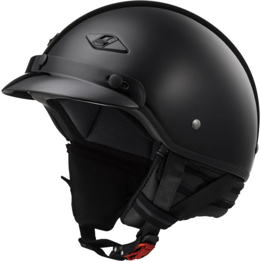 LS2 Helmets Bagger Solid Motorcycle Half Helmet