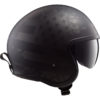 Stock image of LS2 Helmets Spitfire Black Flag Motorcycle Open Face & 3/4 Helmet product