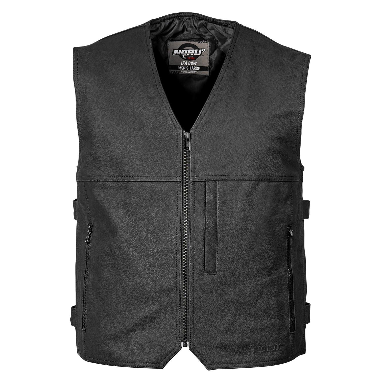 Noru Ika CCW Leather Vest Noru Ika CCW Leather Vest