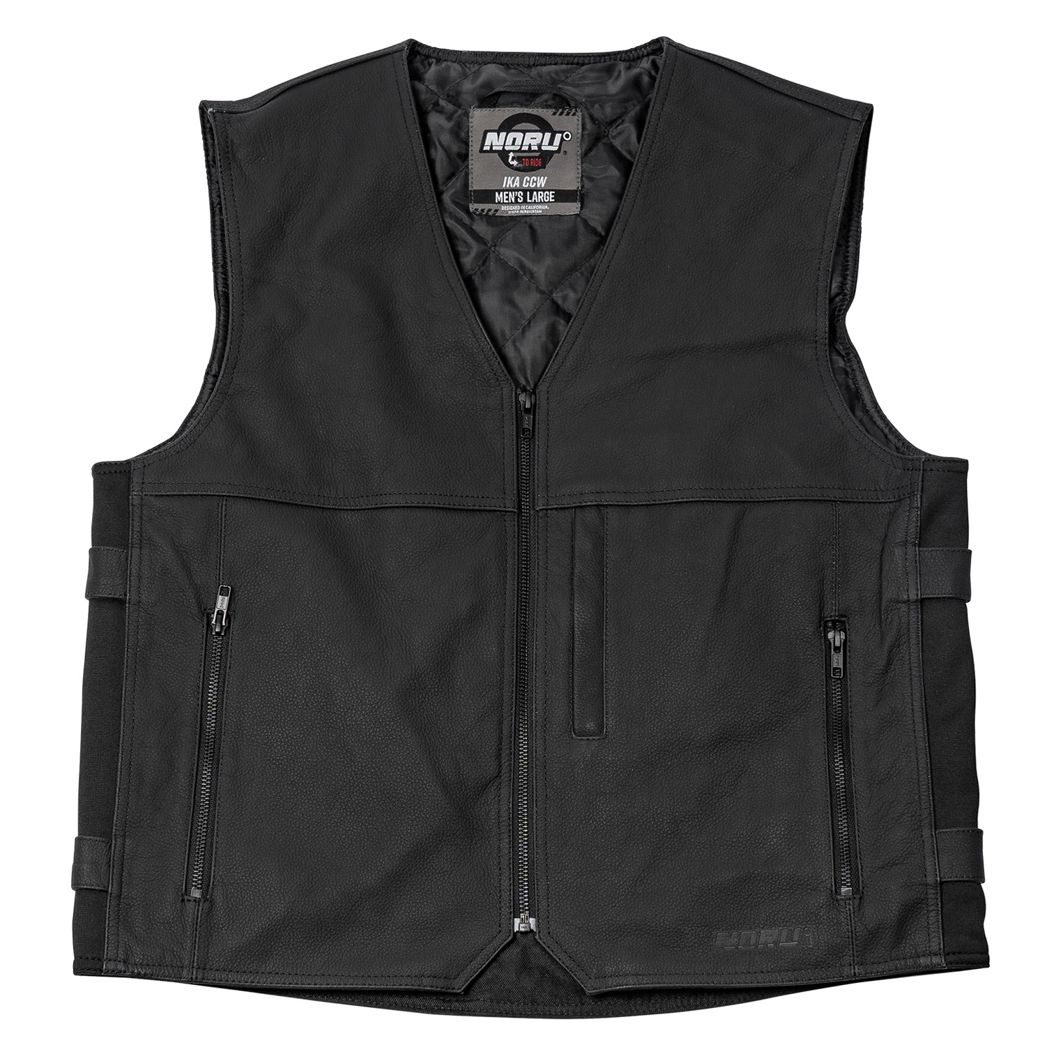 Noru Ika CCW Leather Vest Noru Ika CCW Leather Vest - Image 5