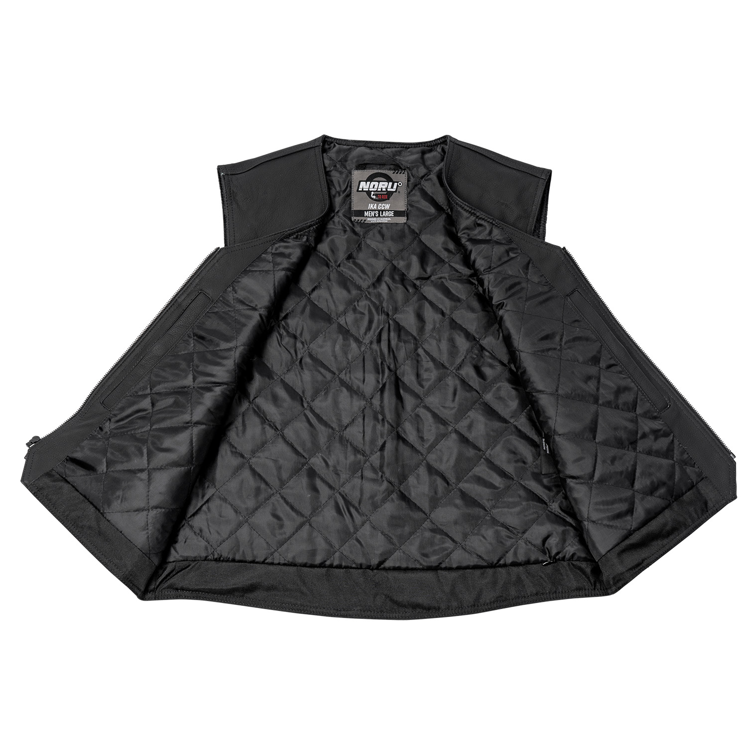 Noru Ika CCW Leather Vest Noru Ika CCW Leather Vest - Image 8