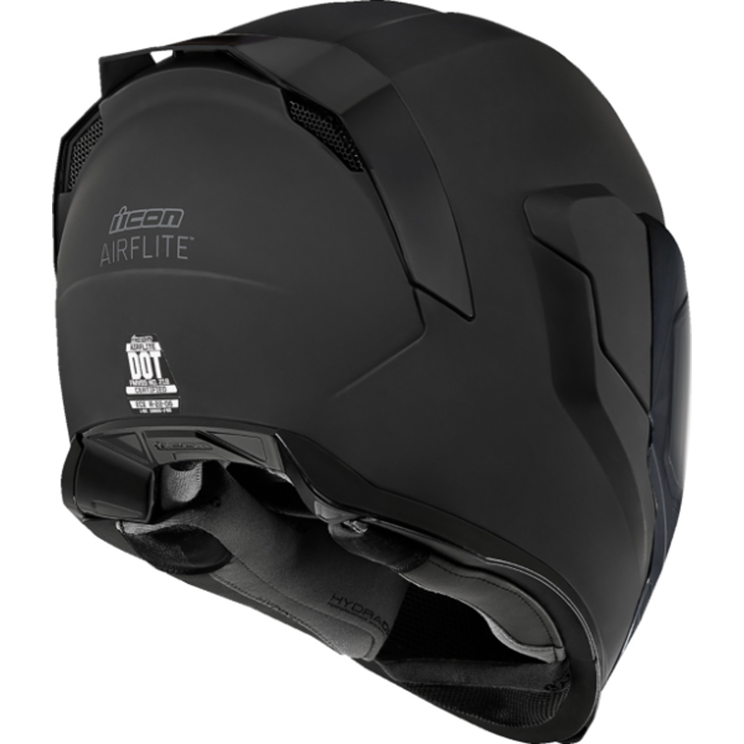 ICON Airflite Dark Helmet ICON Airflite Dark Helmet - Image 2