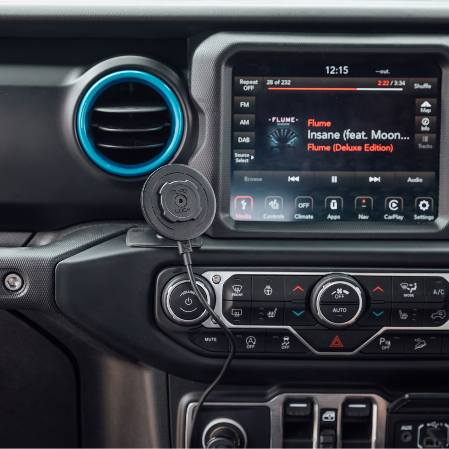 Quad Lock Dash/Console Car Mount Quad Lock Dash/Console Car Mount - Image 3