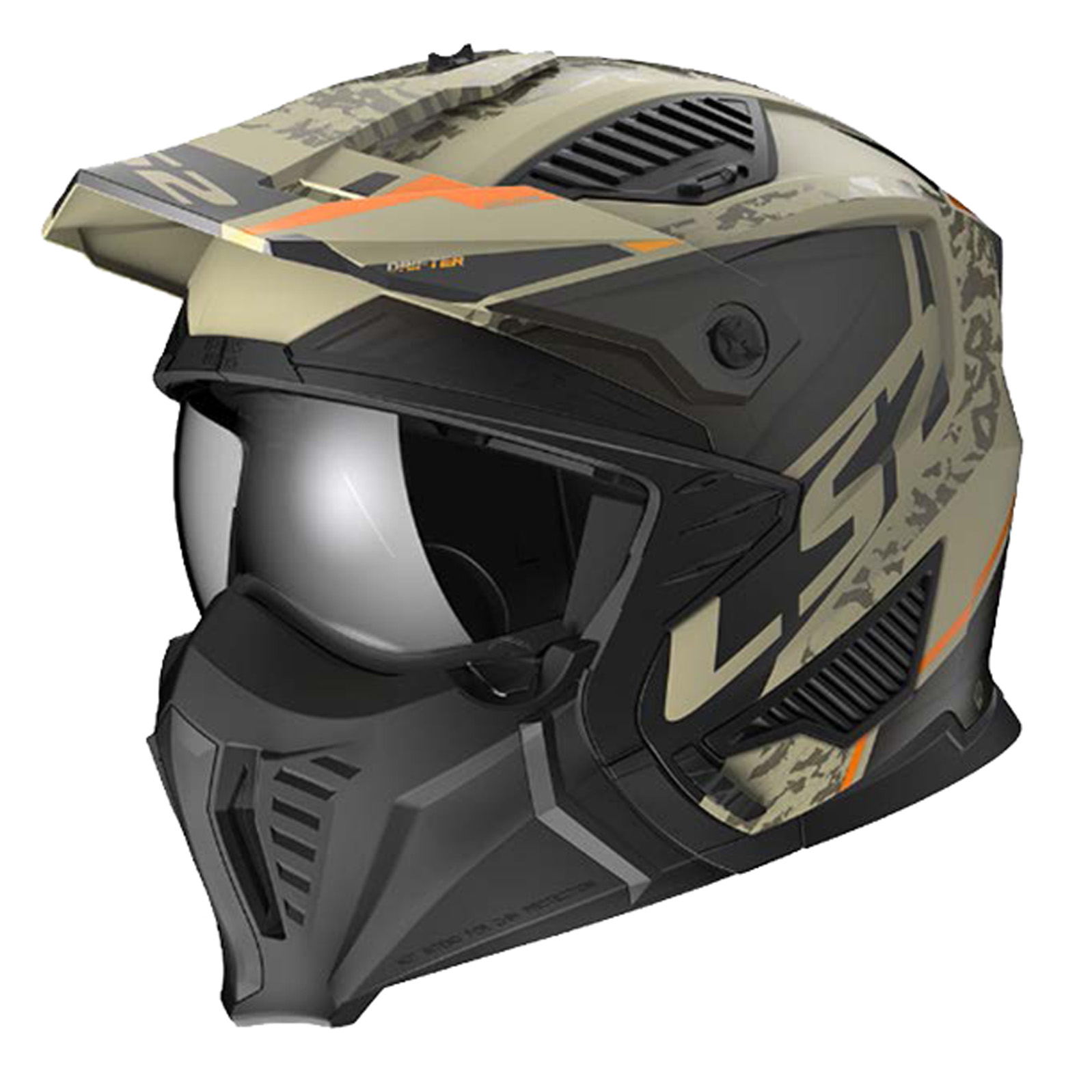 LS2 Helmets Drifter Devor Helmet LS2 Helmets Drifter Devor Helmet
