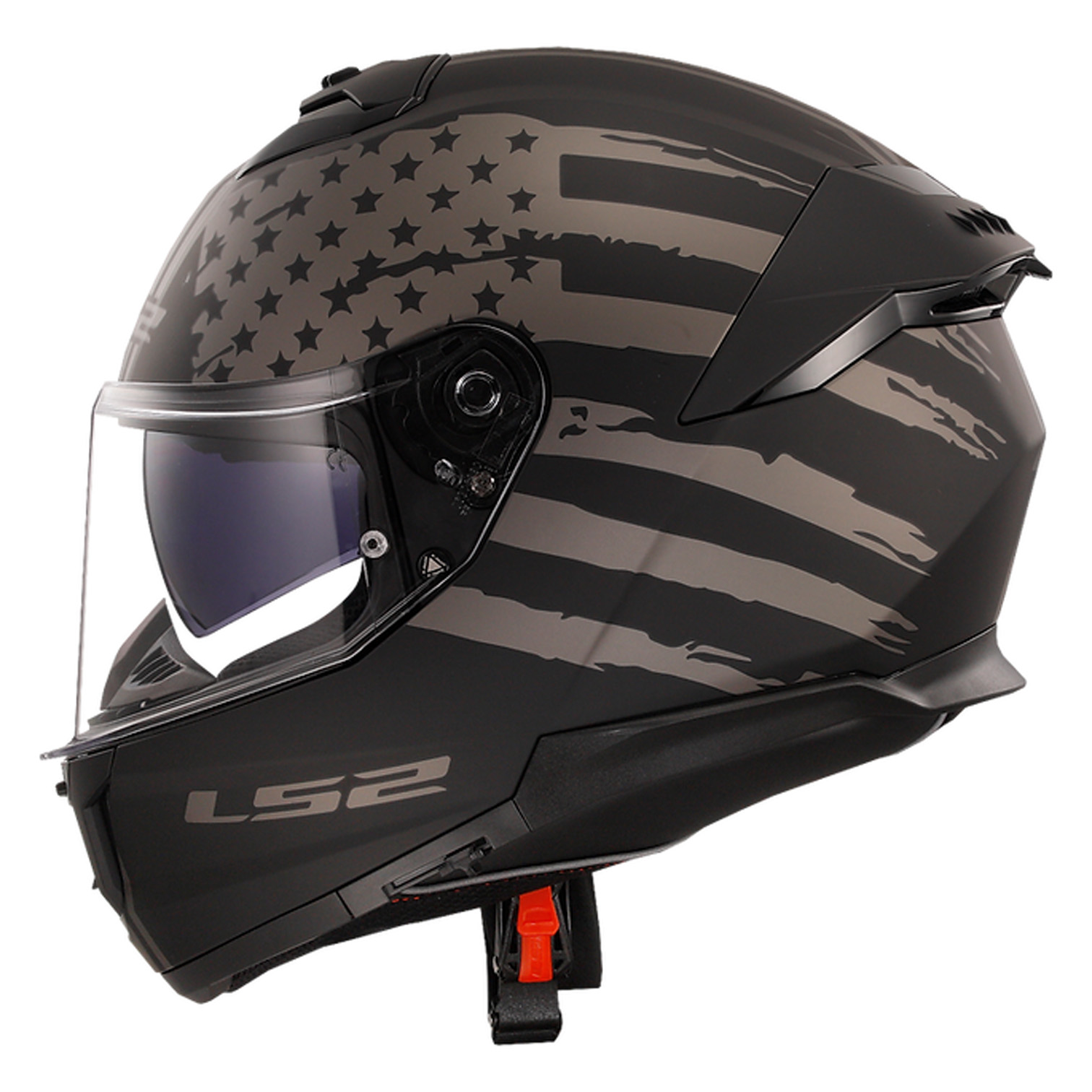 LS2 Helmets Stream II America Helmet LS2 Helmets Stream II America Helmet - Image 6