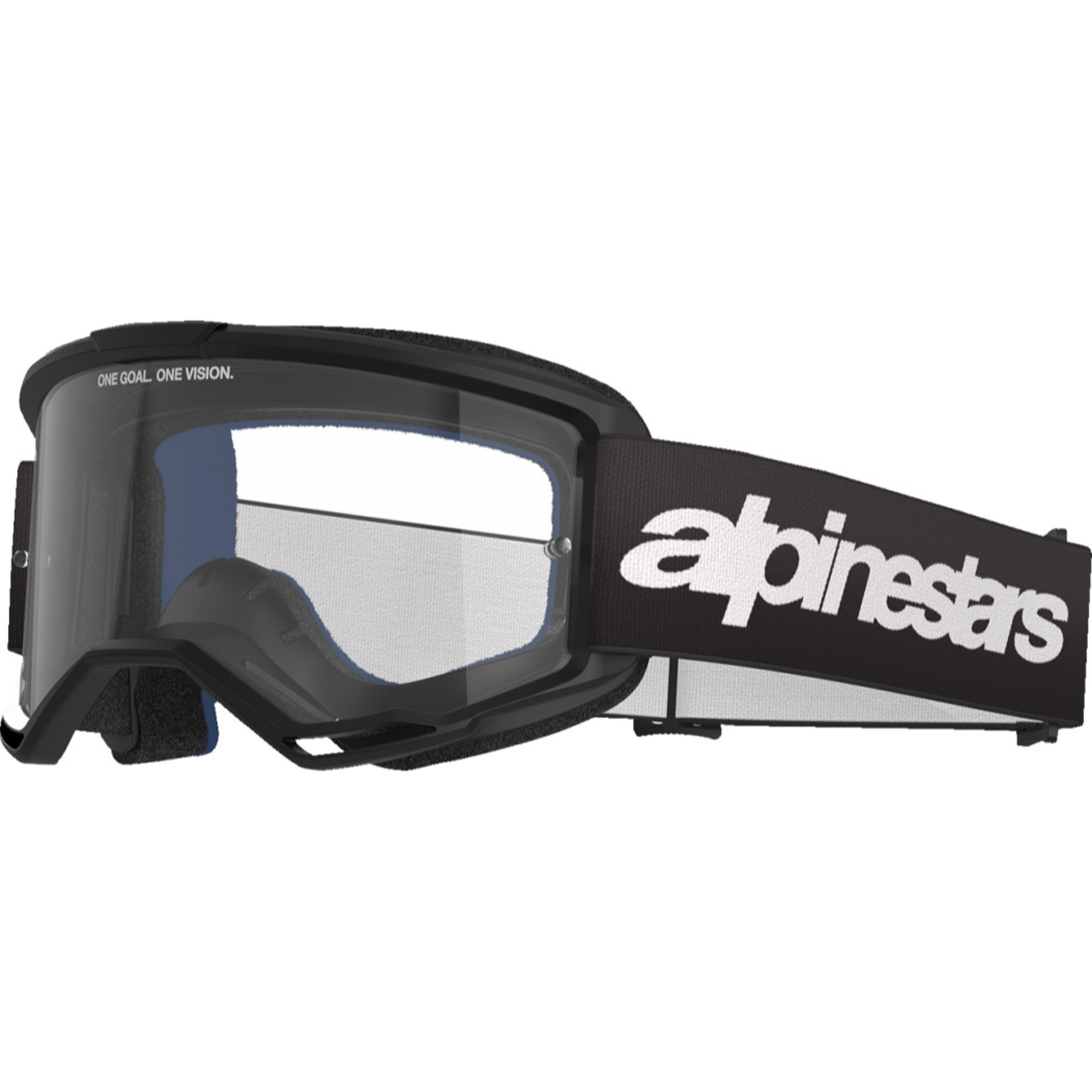 Alpinestars Vision 3 Wordmark Goggle – Clear Alpinestars Vision 3 Wordmark Goggle - Clear