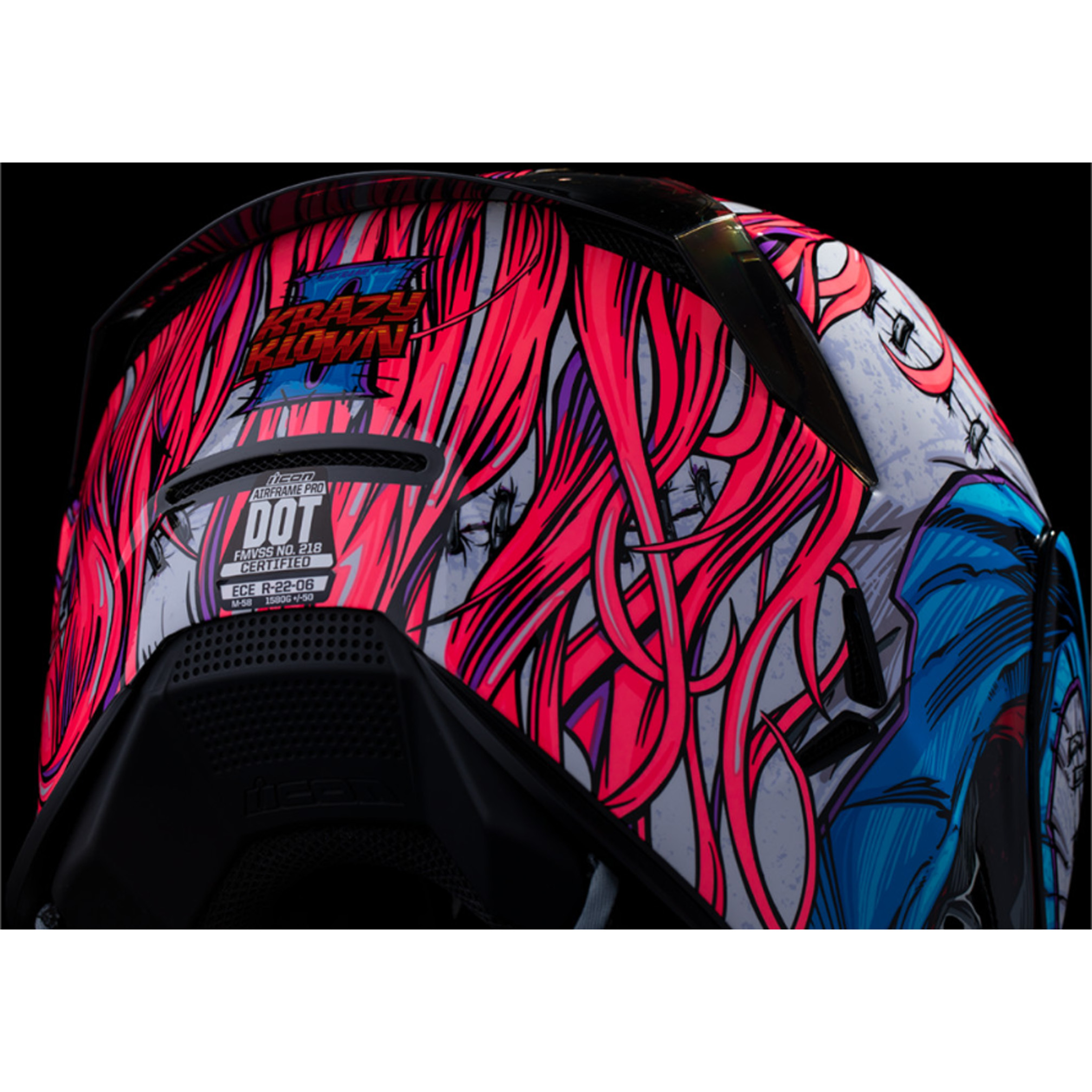 ICON Airframe Pro Krazy Klown 2 Helmet ICON Airframe Pro Krazy Klown 2 Helmet - Image 17