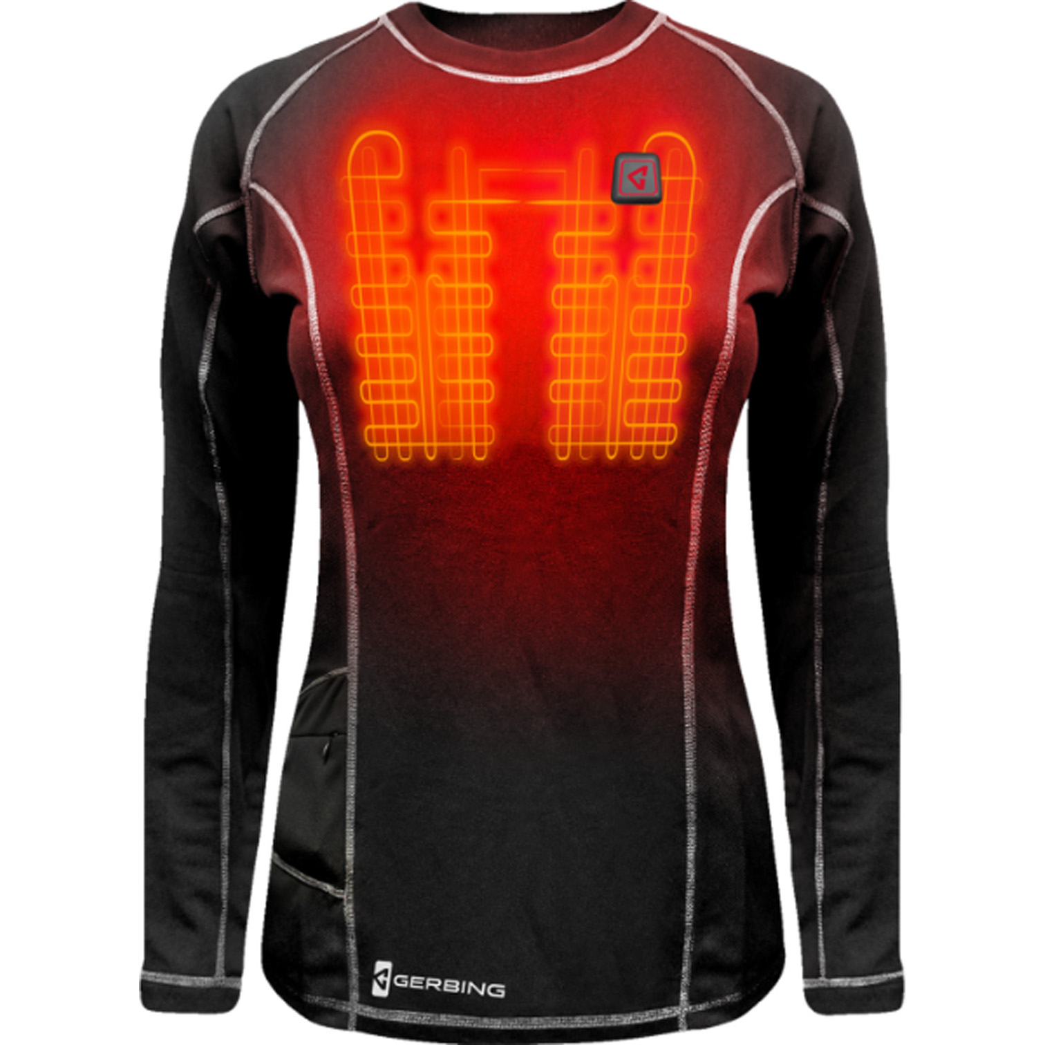 GERBING HEATED CLOTHING Women’s 7V Heated Base Layer Shirt GERBING HEATED CLOTHING Women's 7V Heated Base Layer Shirt - Image 2