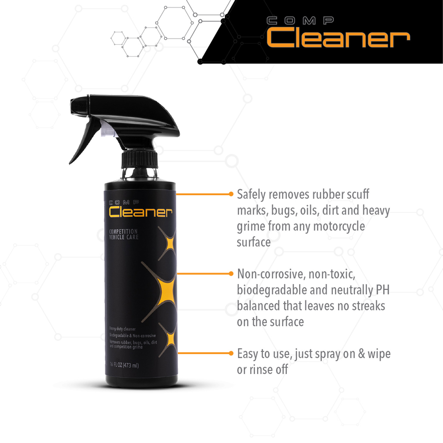 Molecule Competition Vehicle Cleaner 16 oz Sprayer Molecule Competition Vehicle Cleaner 16 oz Sprayer - Image 2