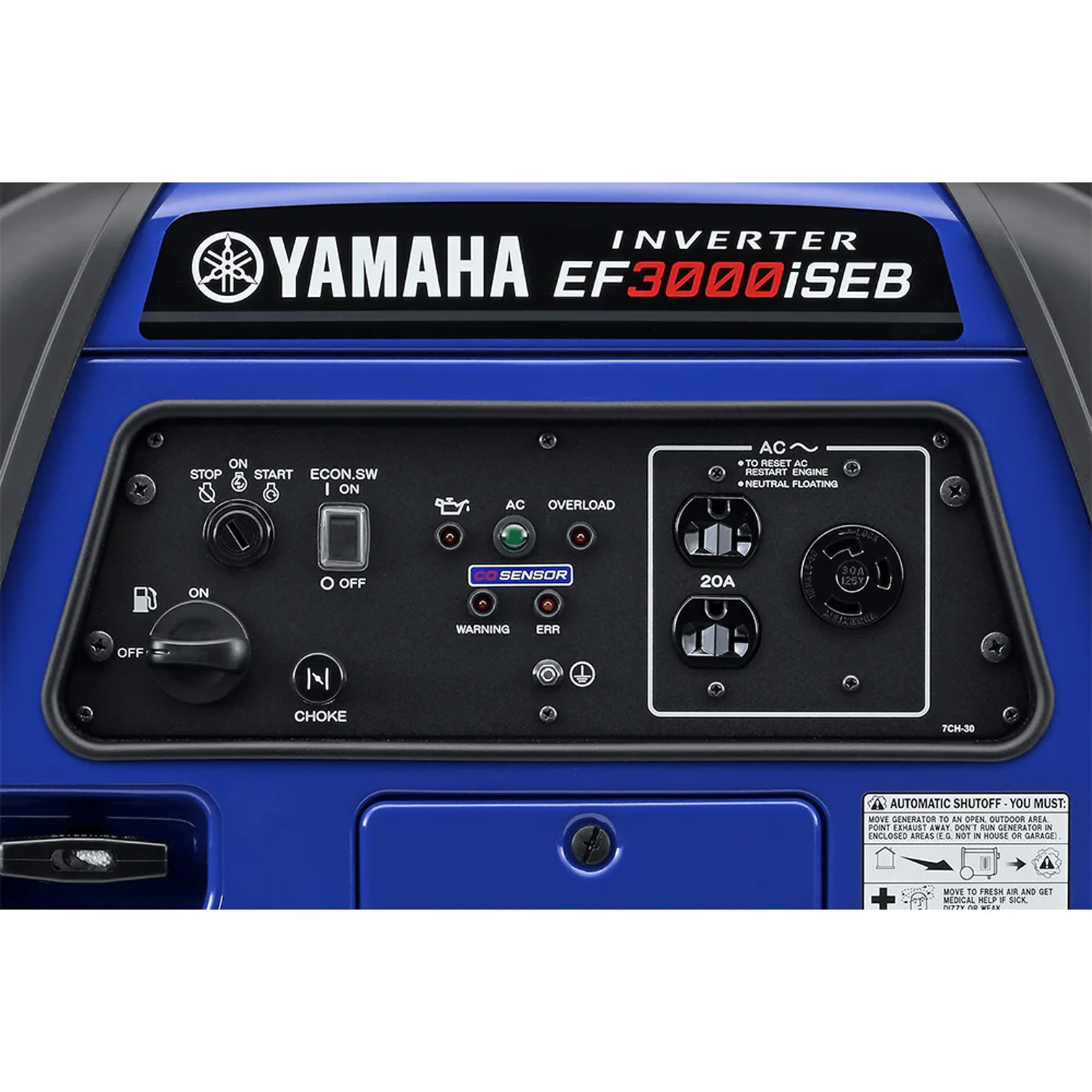 Yamaha EF3000iSEB 3000 Watt Inverter Generator with Boost Technology and Co Sensor Yamaha EF3000iSEB 3000 Watt Inverter Generator with Boost Technology and Co Sensor - Image 2