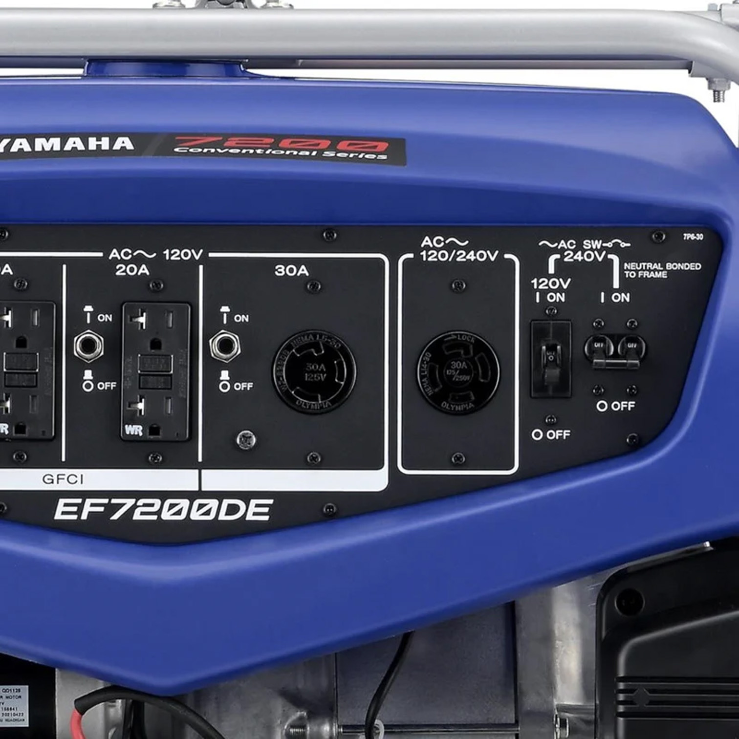 Yamaha EF7200DE 7200 Watt Electric Start Generator with Co Sensor Yamaha EF7200DE 7200 Watt Electric Start Generator with Co Sensor - Image 6