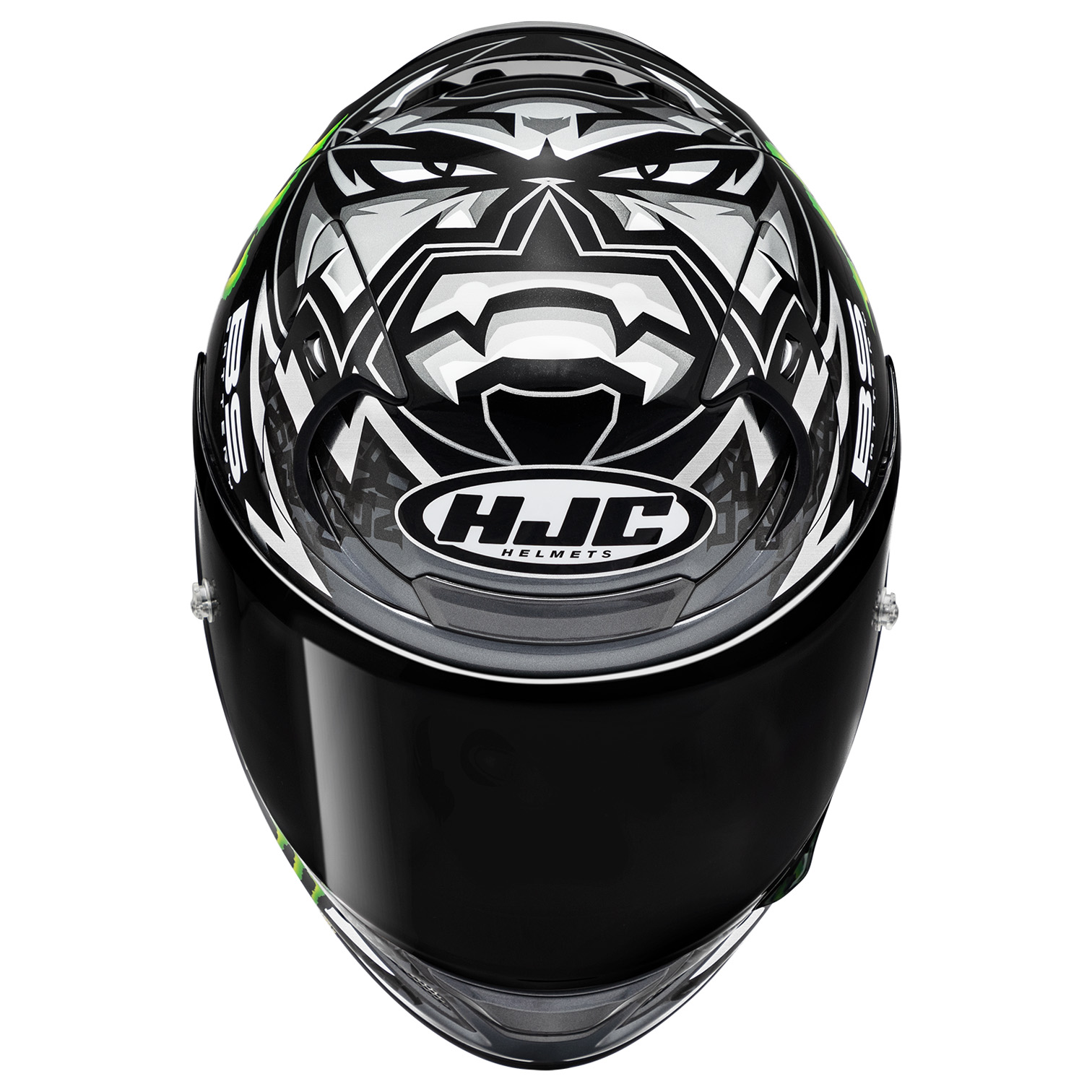 HJC RPHA 12N Quartararo Black Replica Helmet HJC RPHA 12N Quartararo Black Replica Helmet - Image 4