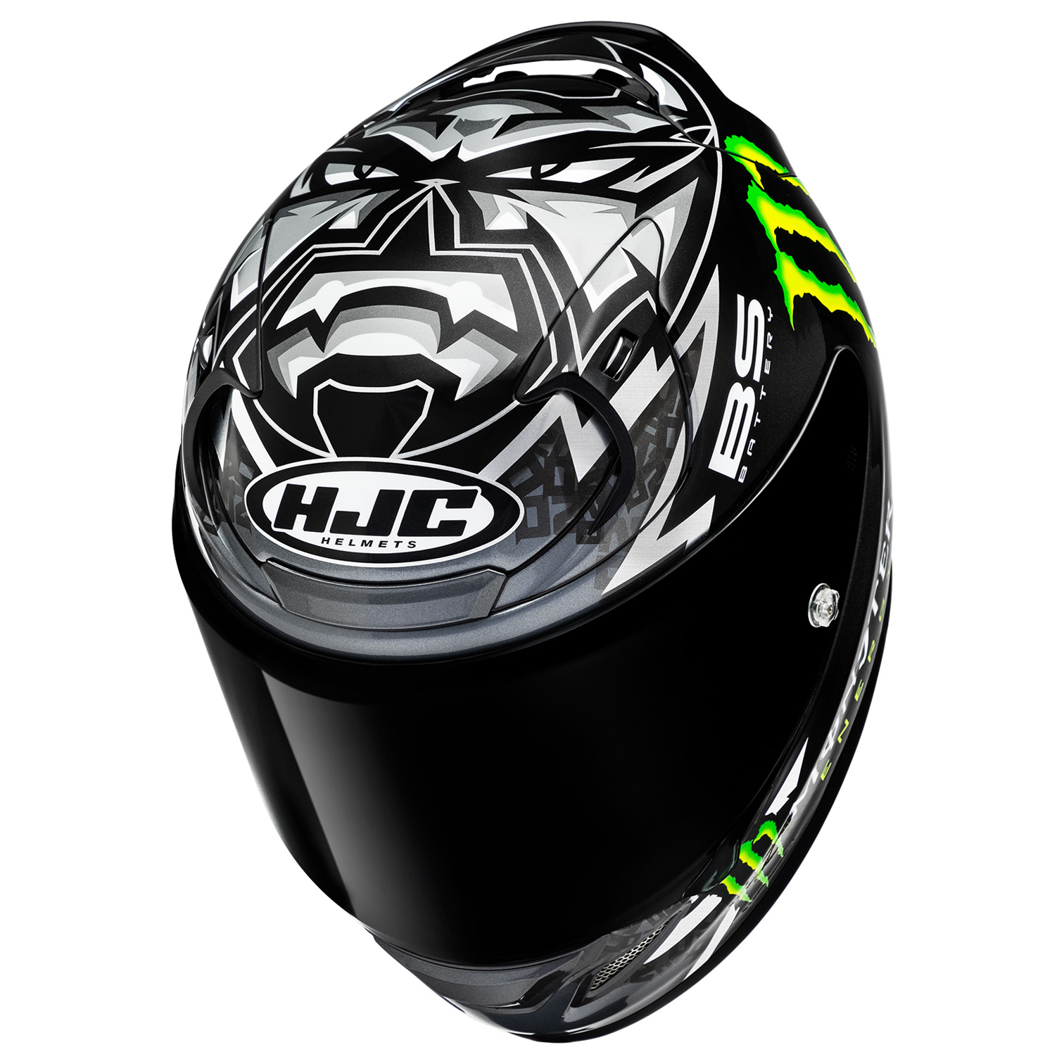 HJC RPHA 12N Quartararo Black Replica Helmet HJC RPHA 12N Quartararo Black Replica Helmet - Image 5