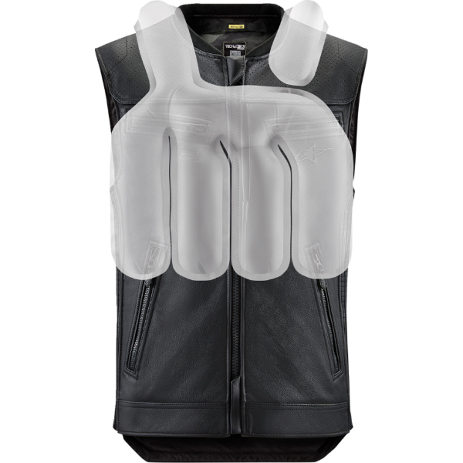 Alpinestars Tech-Air 3 v2 Leather Vest Alpinestars Tech-Air 3 v2 Leather Vest - Image 2