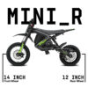 Stock image of Rawrr Mantis Mini R 72V All-Terrain E-Moto product