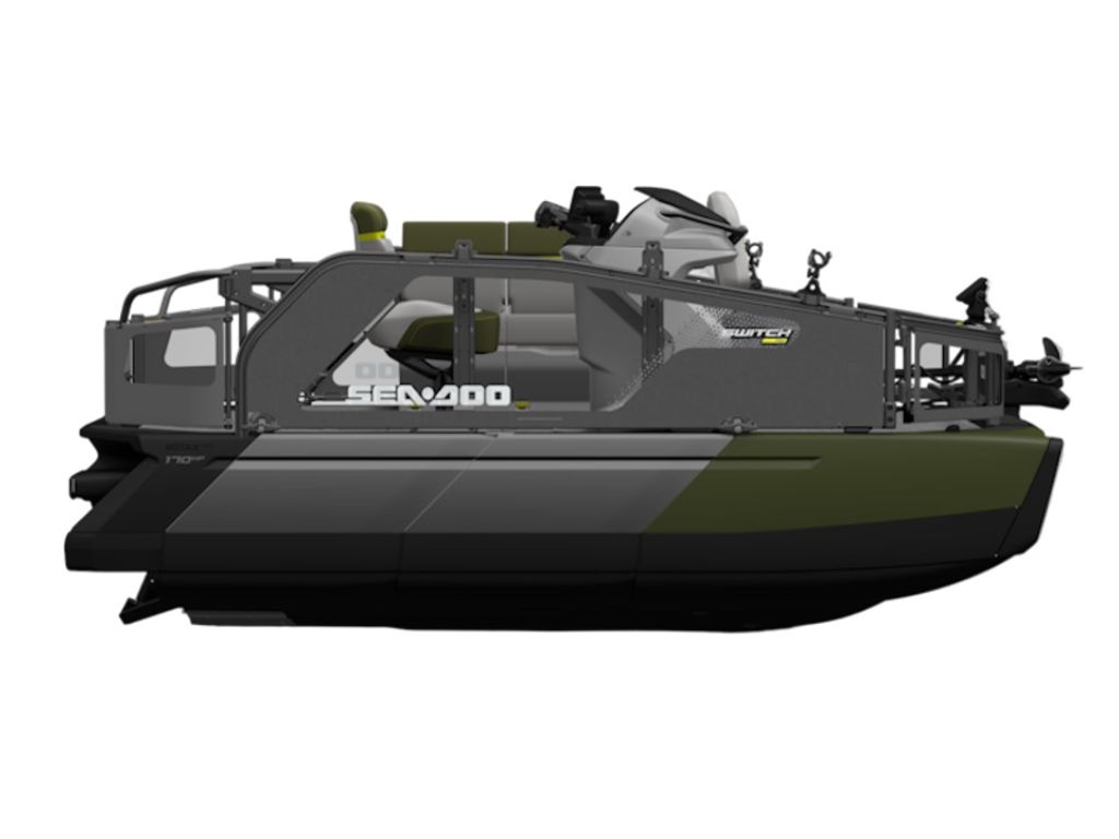 2026 Sea Doo Switch Fish Compact 170 hp Galvanized 2026 Sea Doo Switch Fish Compact 170 hp Galvanized - Image 2