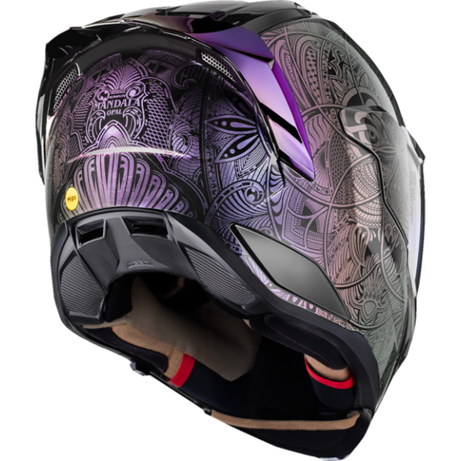 ICON Ultraflite Opal Mandala MIPS Helmet ICON Ultraflite Opal Mandala MIPS Helmet - Image 6