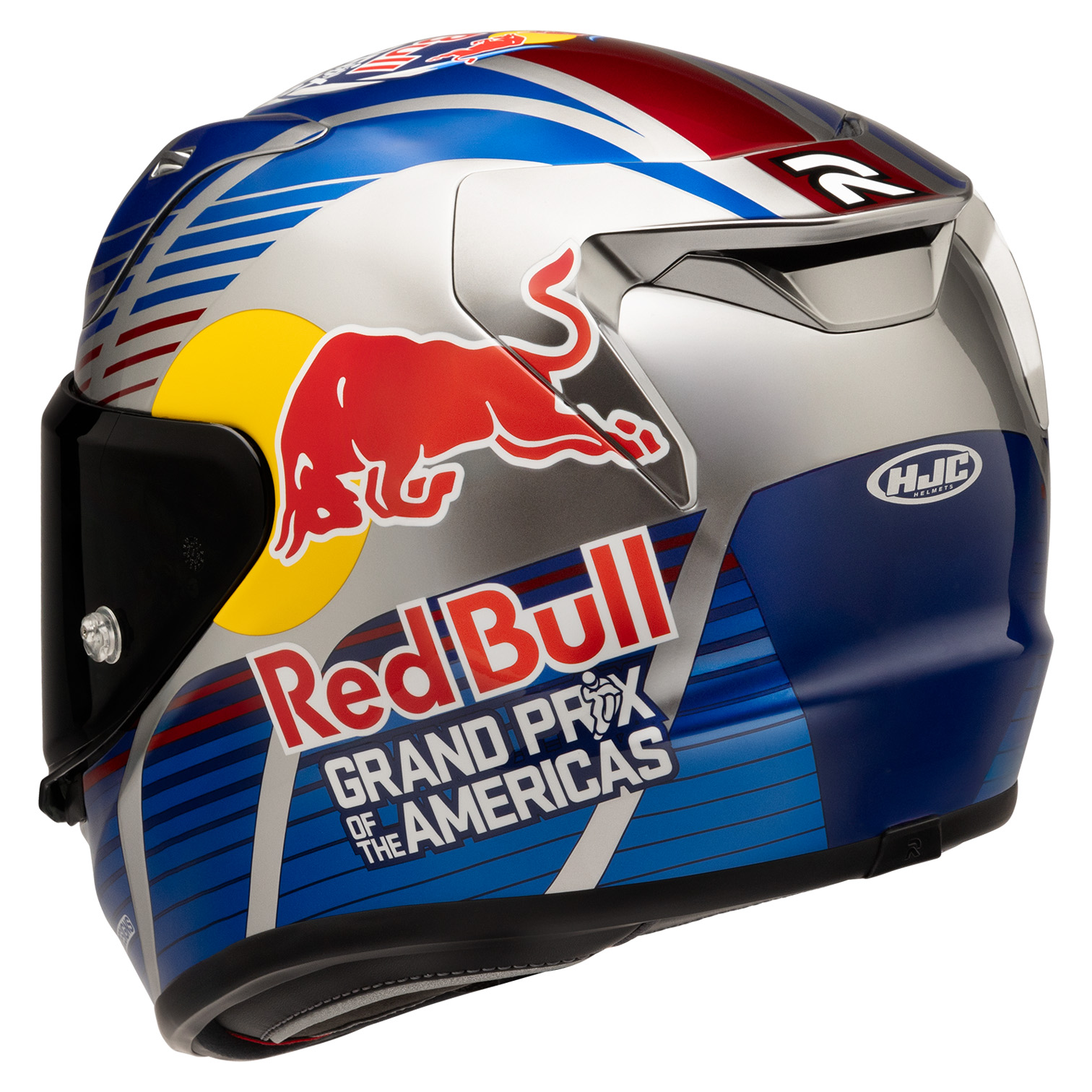 HJC RPHA 12N Red Bull Austin GP 2 Helmet HJC RPHA 12N Red Bull Austin GP 2 Helmet - Image 2