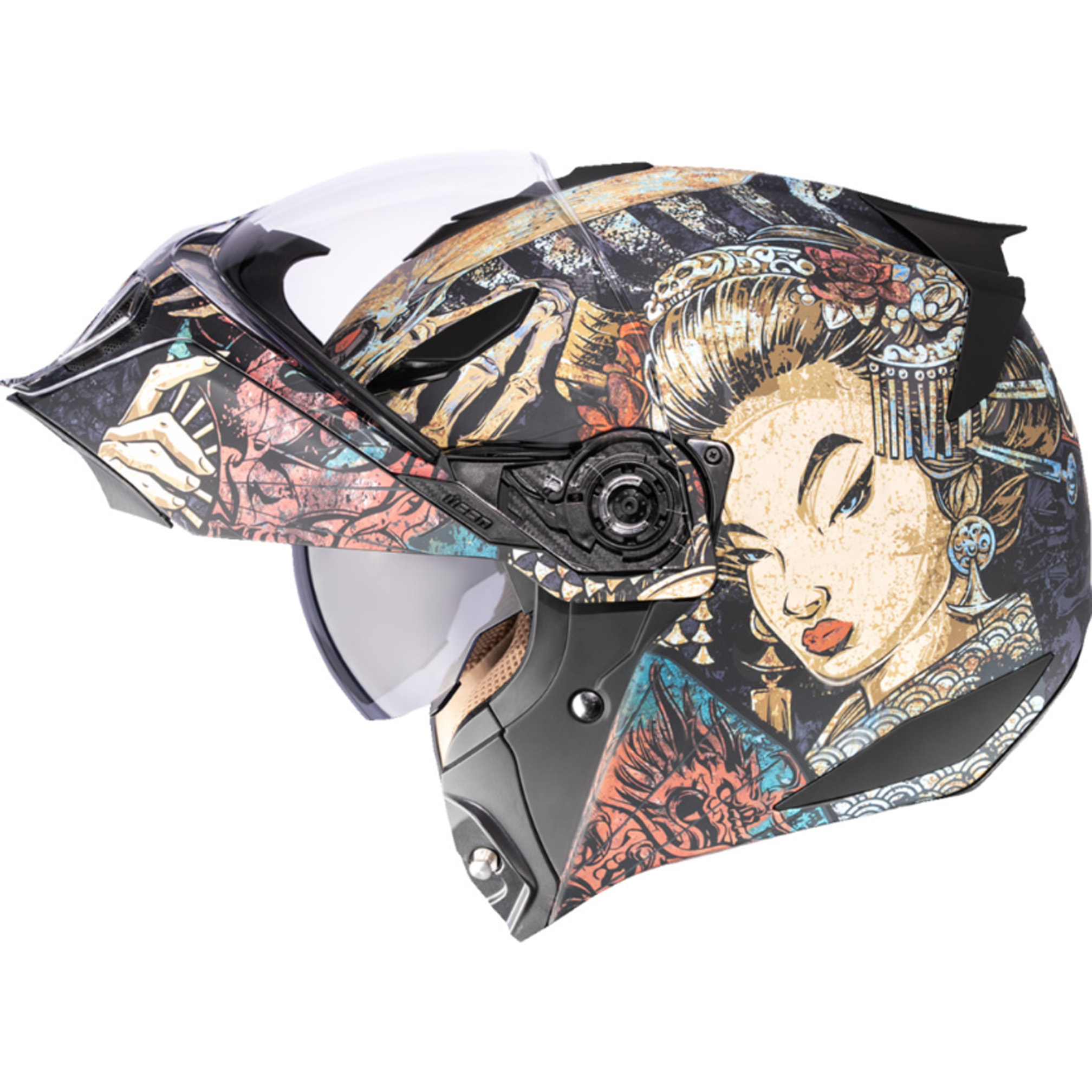 ICON Threshold Odokuro Modular Helmet ICON Threshold Odokuro Modular Helmet - Image 4