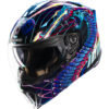 Stock image of ICON Threshold Synthwave Lazer Cobra Modular Helmet product