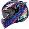 Stock image of ICON Threshold Synthwave Lazer Cobra Modular Helmet product