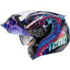 Stock image of ICON Threshold Synthwave Lazer Cobra Modular Helmet product